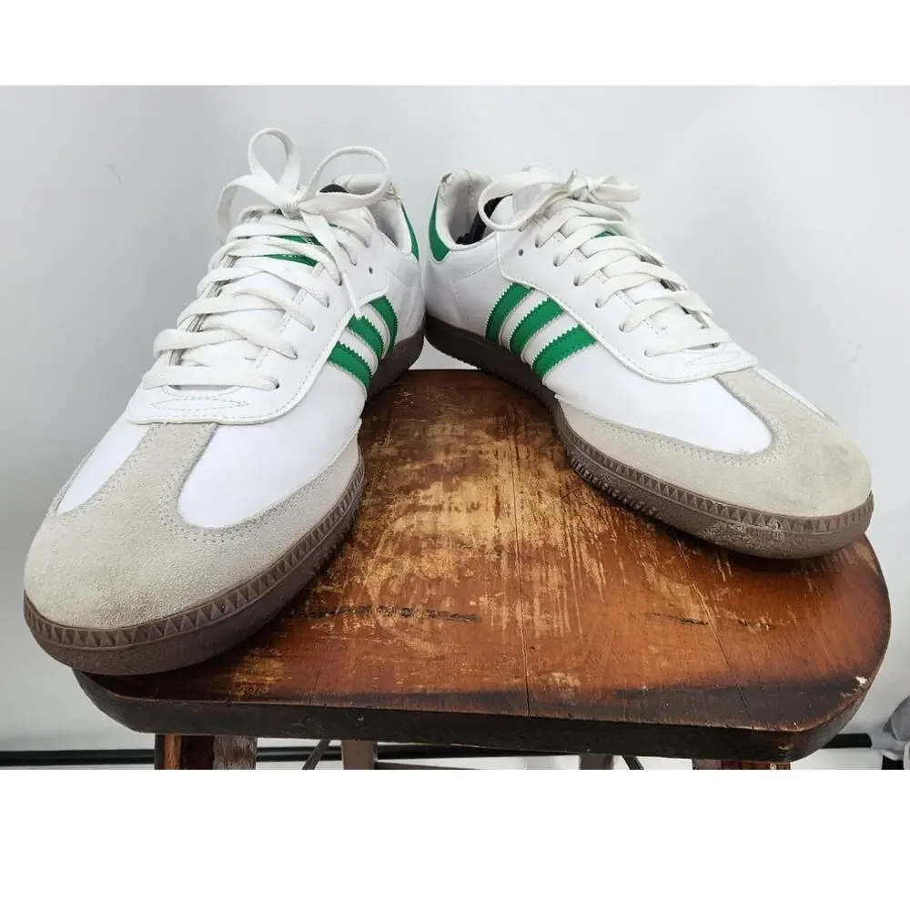 Adidas Samba Green‎ White Brown Size 11 **Flawed** Adidas Samba Green White Brown Size 11 **Flawed** | eBay main image 4